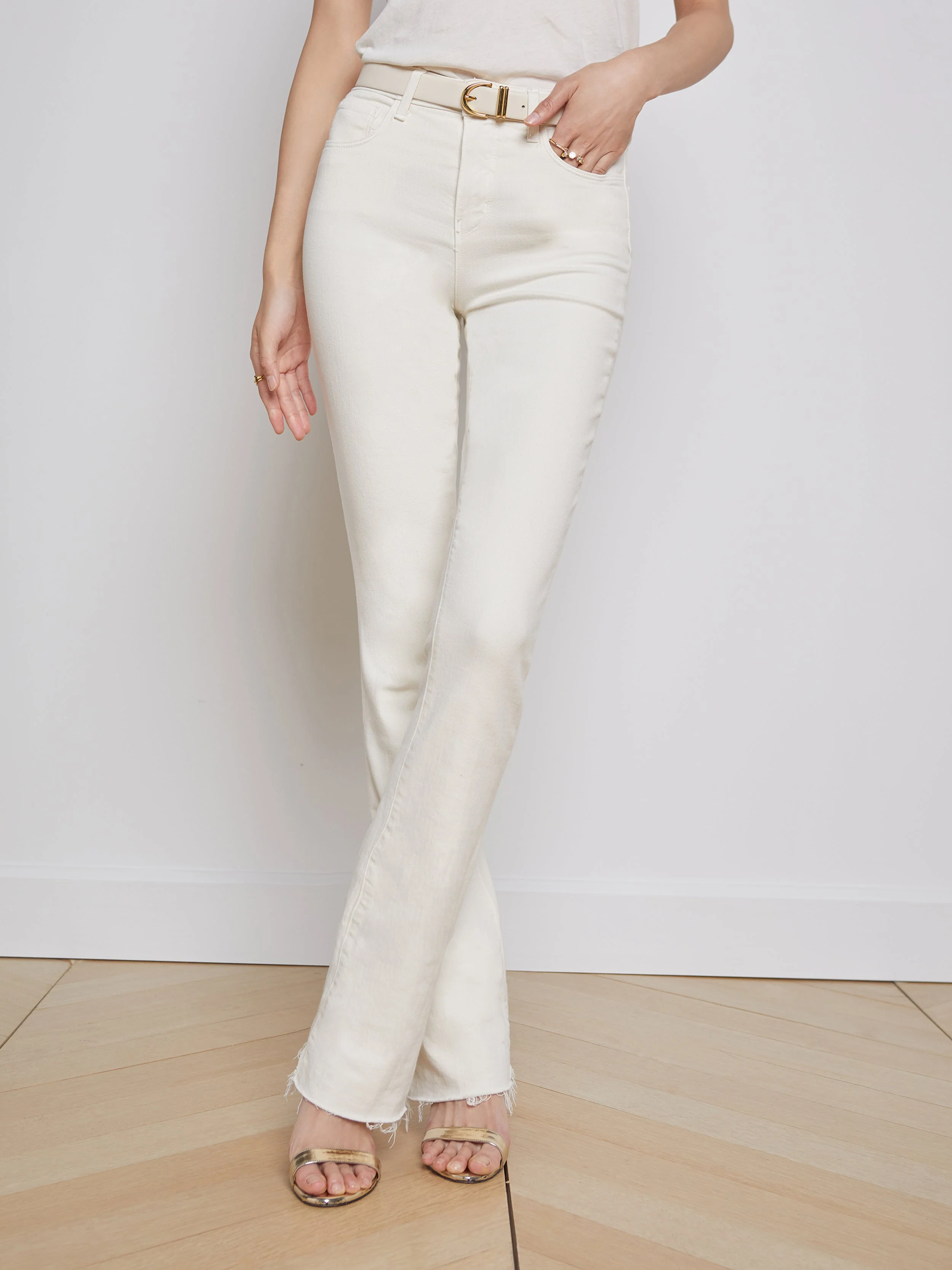 Ruth Straight Leg Jean - Vintage White