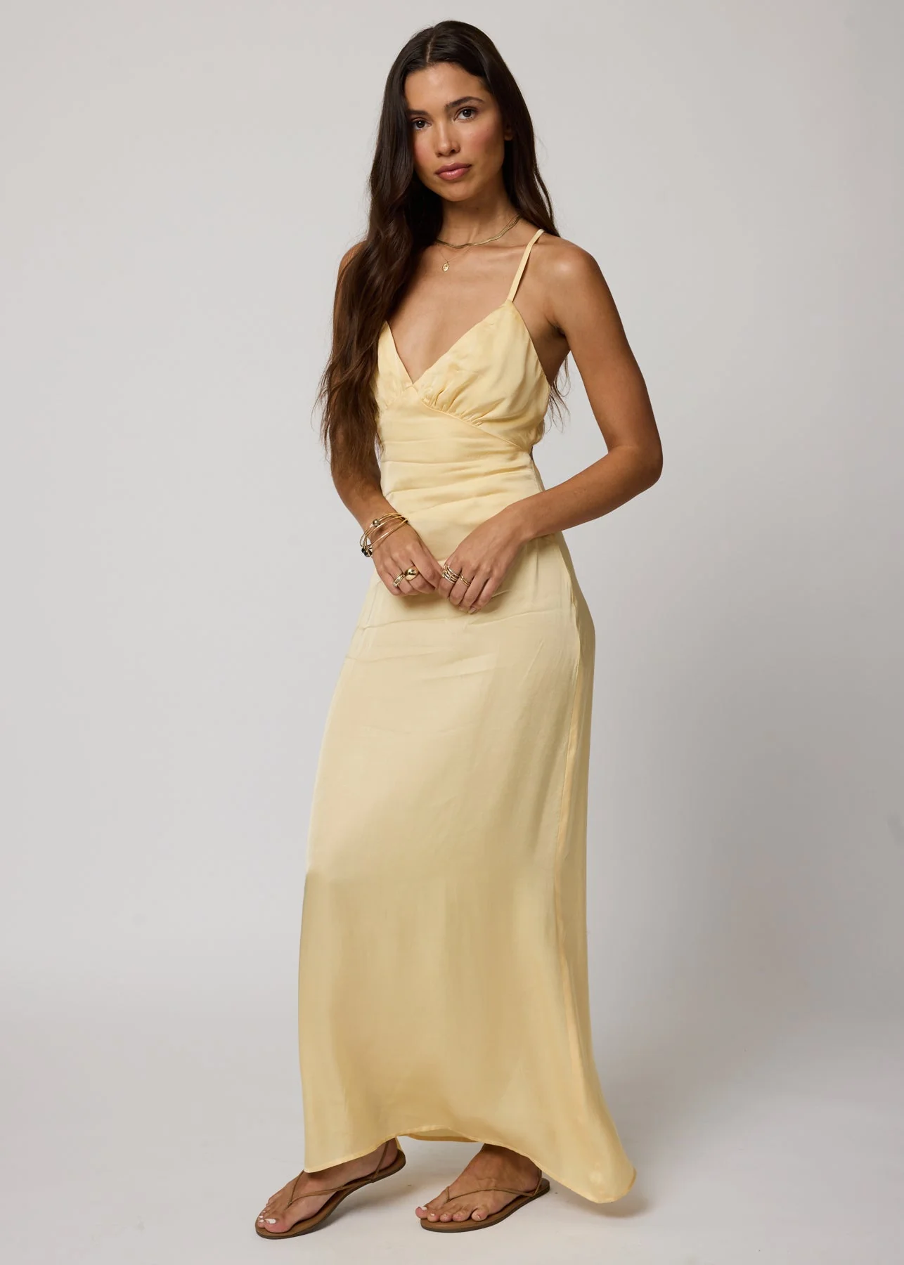 Silky Lucia Maxi Dress