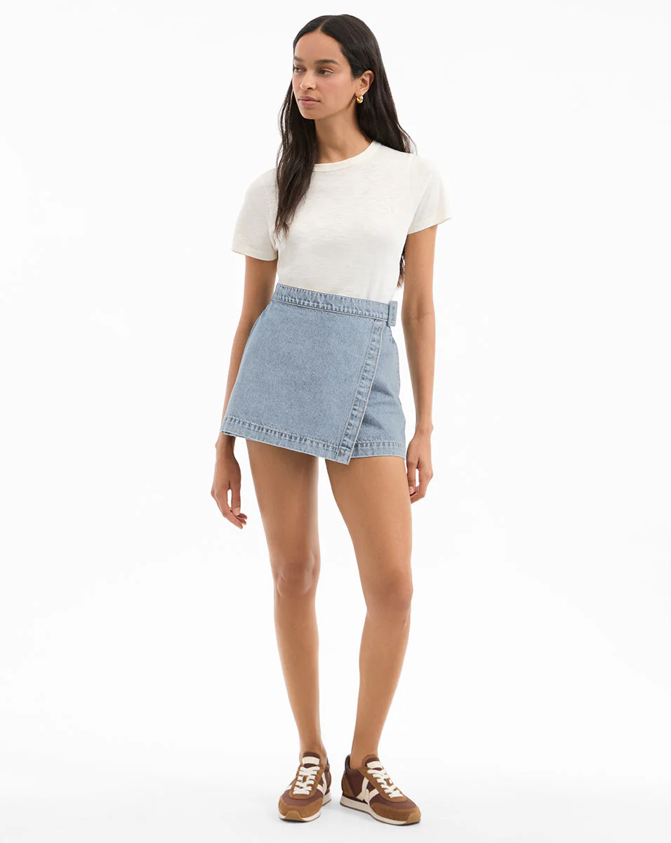 Diaz Denim Wrap Skort