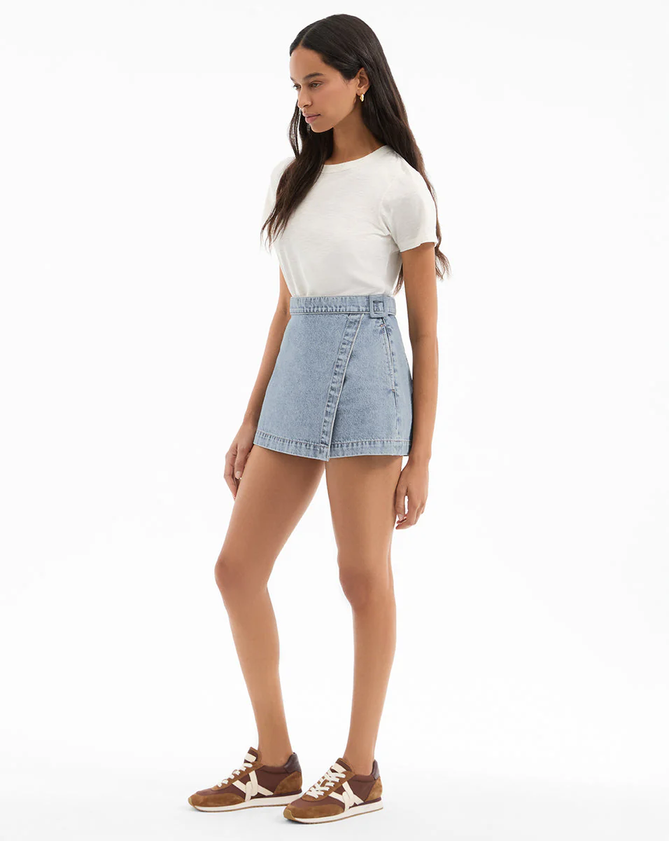 Diaz Denim Wrap Skort
