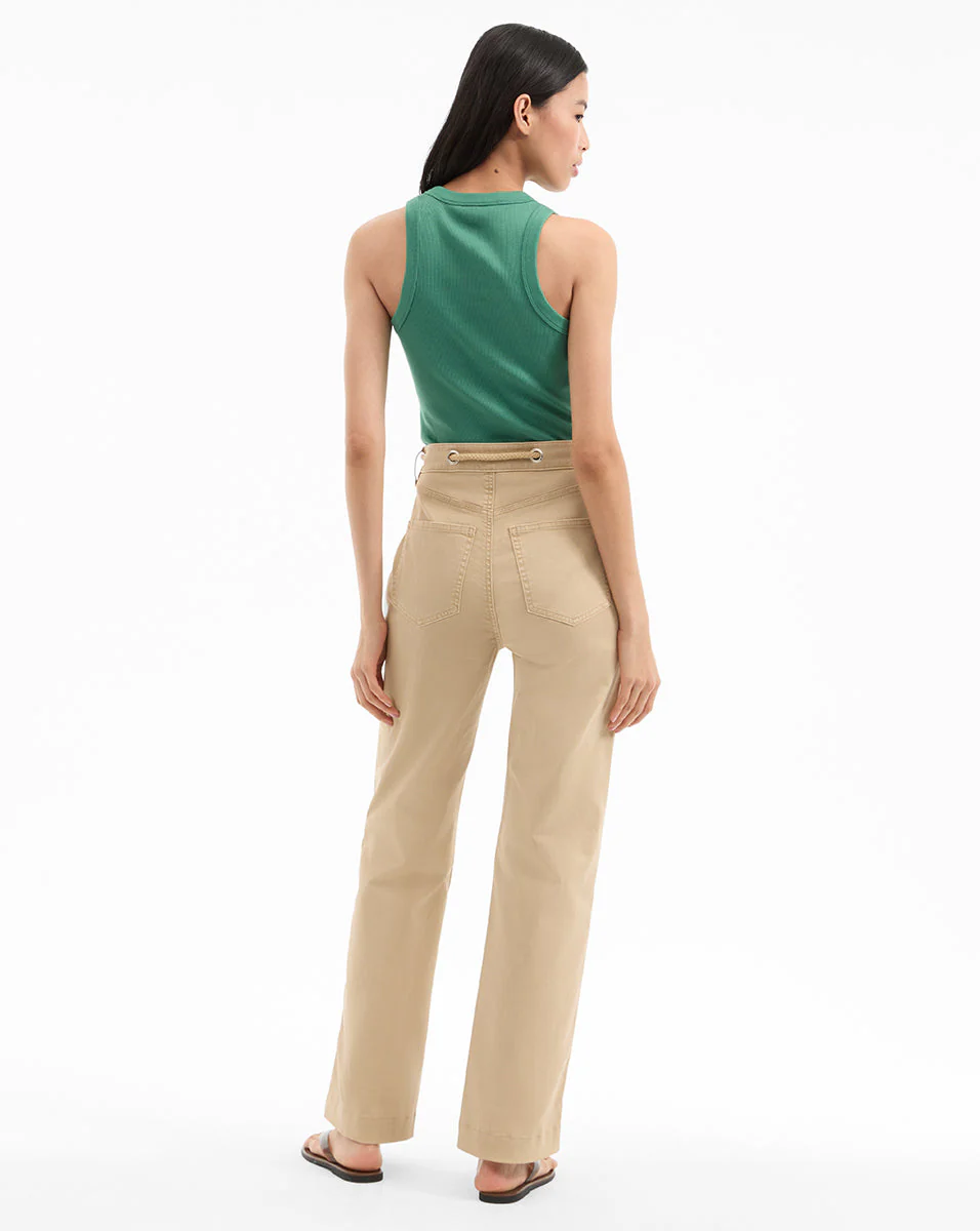 Cropped Jordyn Tank Top - Clover