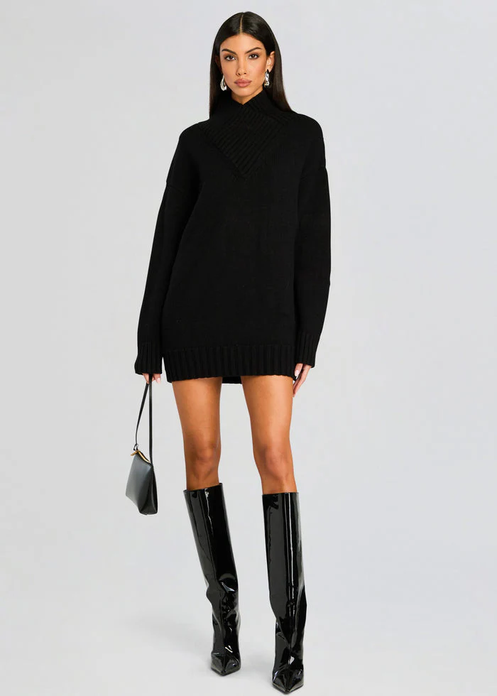 Dessa Chunky Knit Sweater Dress