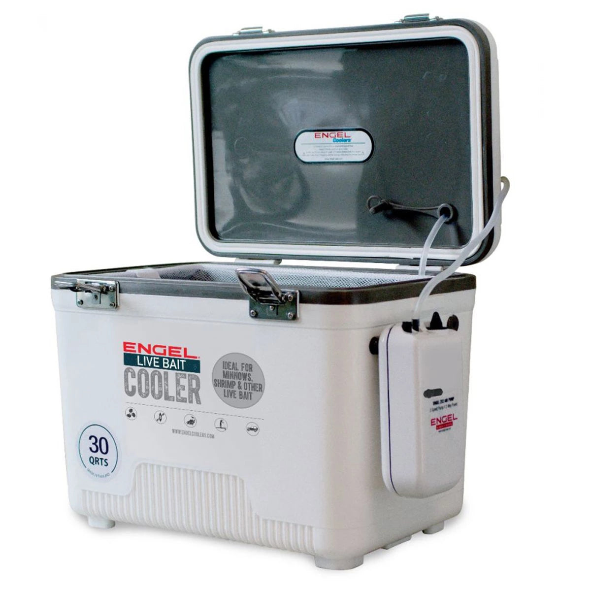 Engel 30 Qt Live Bait Cooler�� White