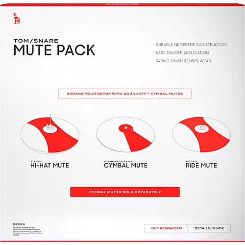 EVANS SoundOff by Evans Drum Mute Pak Standard