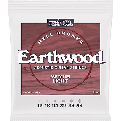 Ernie Ball Earthwood Bell Bronze Acoustic Guitar Strings Medium (13-56)