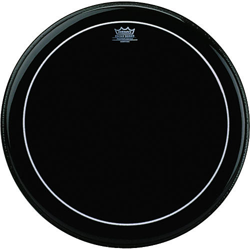Remo Ebony Series Pinstripe Bass Drum Head 26 in.