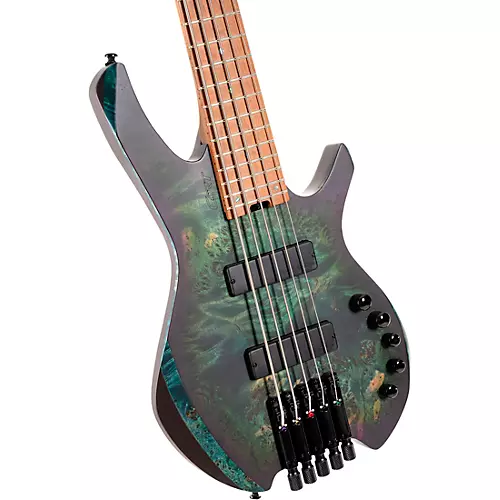 Cort Space 5 Headless 5-String Electric Bass Guitar Star Dust Green