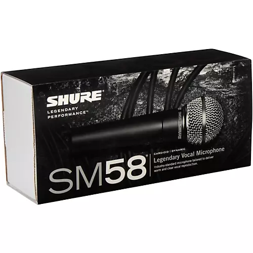 Shure SM58 Microphone With 25' Mic Cable