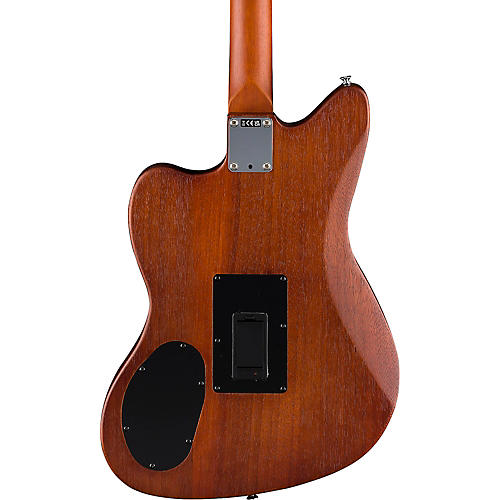 Fender Acoustasonic Standard Jazzmaster Acoustic-Electric Guitar Black