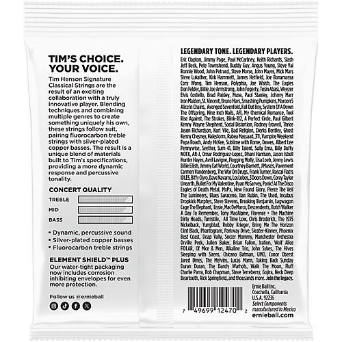 Ernie Ball Tim Henson Signature Medium Tension Classical Guitar Strings (24 - 42)