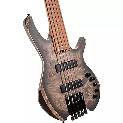 Cort Space 5 Headless 5-String Electric Bass Guitar Star Dust Green