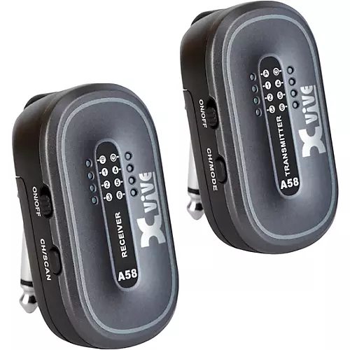 Xvive A58 Wireless Guitar System Black