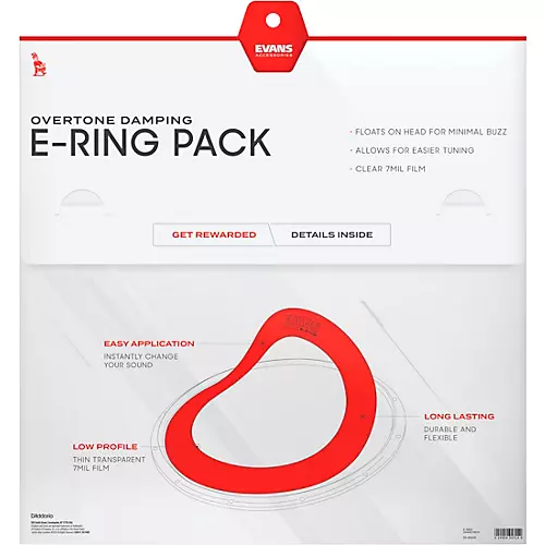 EVANS E-Rings Snare Drum Duo Pack 14 in.