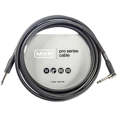 MXR Pro Series Angled to Straight Instrument Cable 20 ft. Black