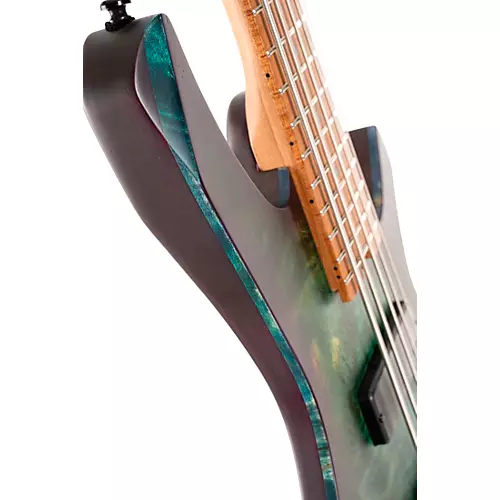 Cort Space 5 Headless 5-String Electric Bass Guitar Star Dust Green