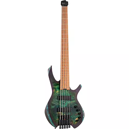 Cort Space 5 Headless 5-String Electric Bass Guitar Star Dust Green