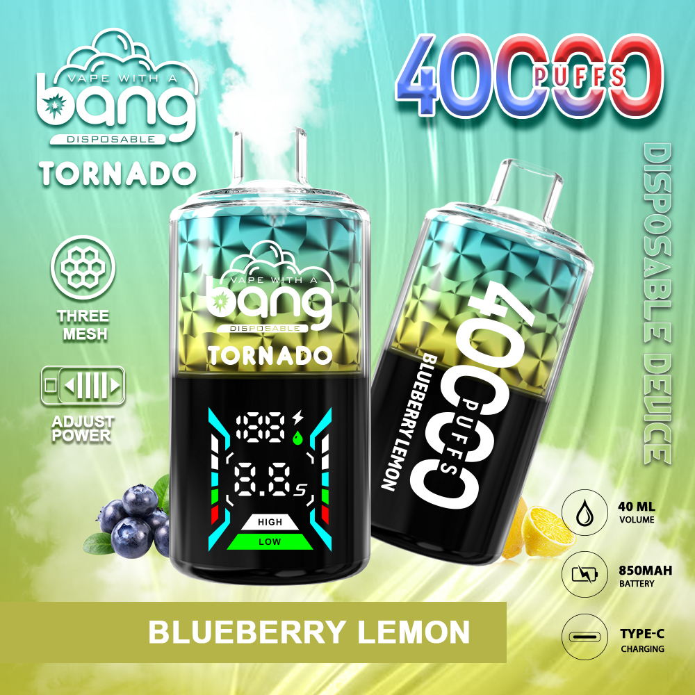 Bang Tornado 40000 40k Puffs Disposable Vape Three Mesh Coil