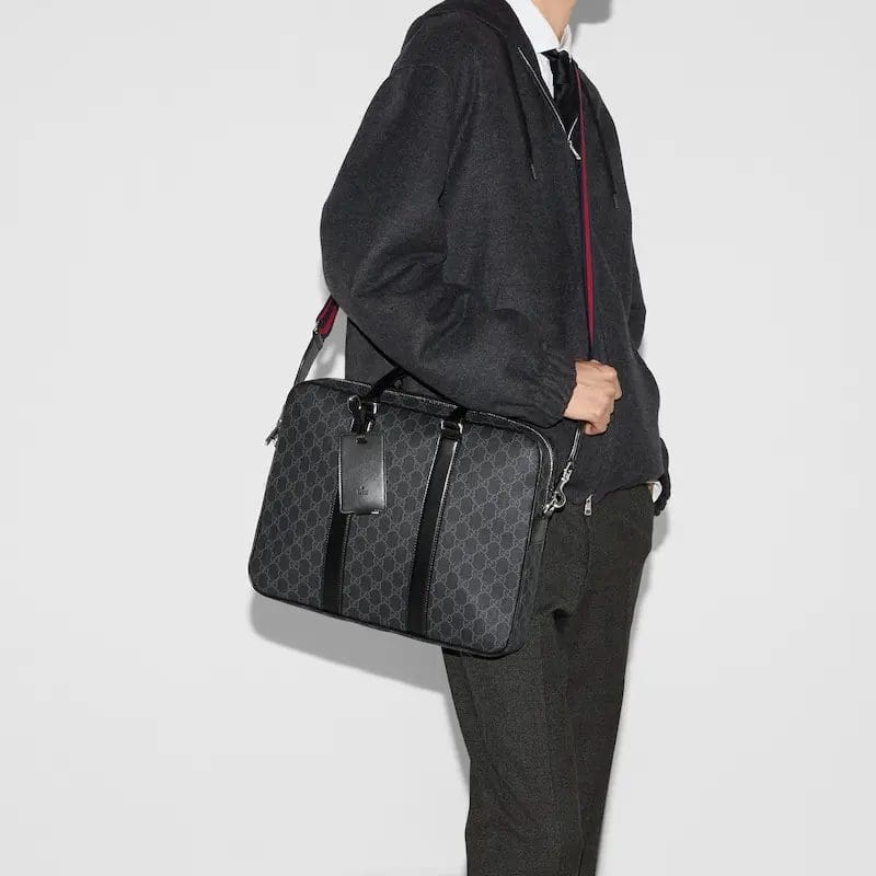 GUCCI BRIEFCASE WITH SHOULDER STRAP - FrasersFashion
