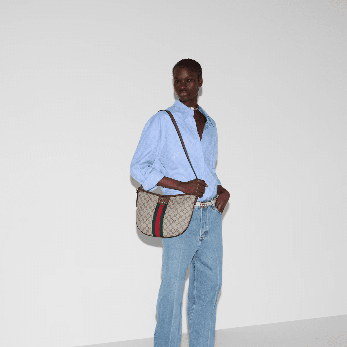 GUCCI Ophidia small crossbody bag - FrasersFashion