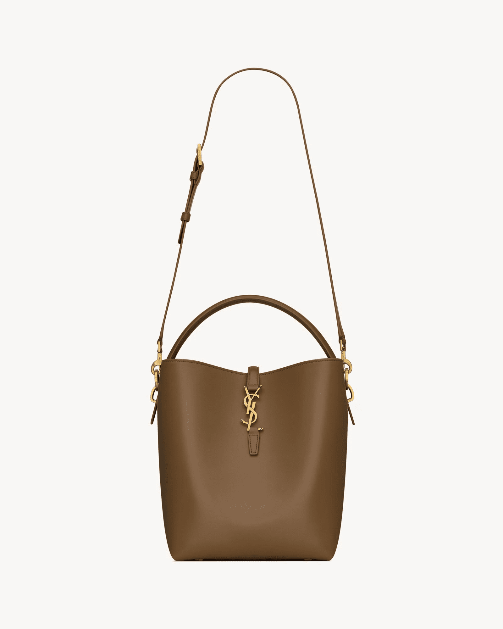 SAINT LAURENT LE 37 IN SHINY LEATHER - FrasersFashion