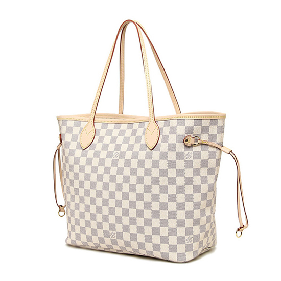 LOUIS VUITTON N51108 Neverfull GM Shoulder Bag Damier Azur Canvas - FrasersFashion