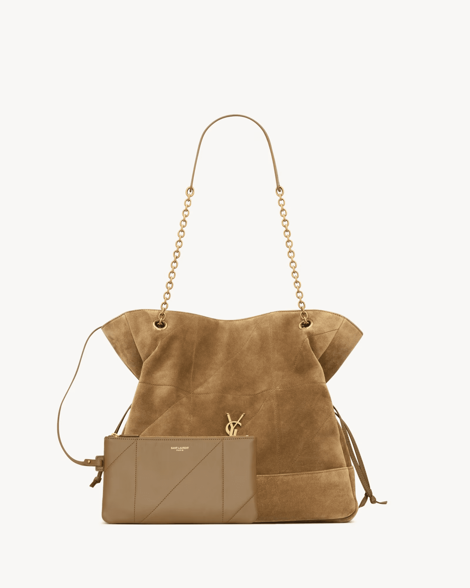 SAINT LAURENT JAMIE SHOPPING IN SUEDE - FrasersFashion