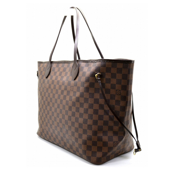 LOUIS VUITTON N51106 Neverfull GM Shoulder Bag Damier Ebene Canvas - FrasersFashion