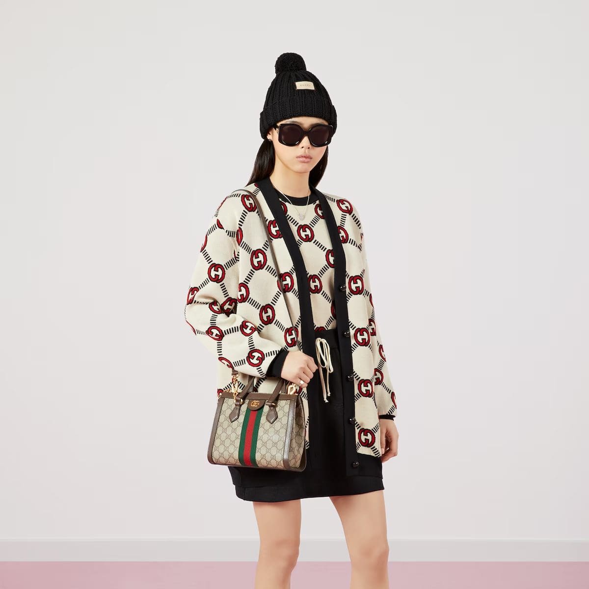 GUCCI OPHIDIA SMALL GG TOTE BAG - FrasersFashion