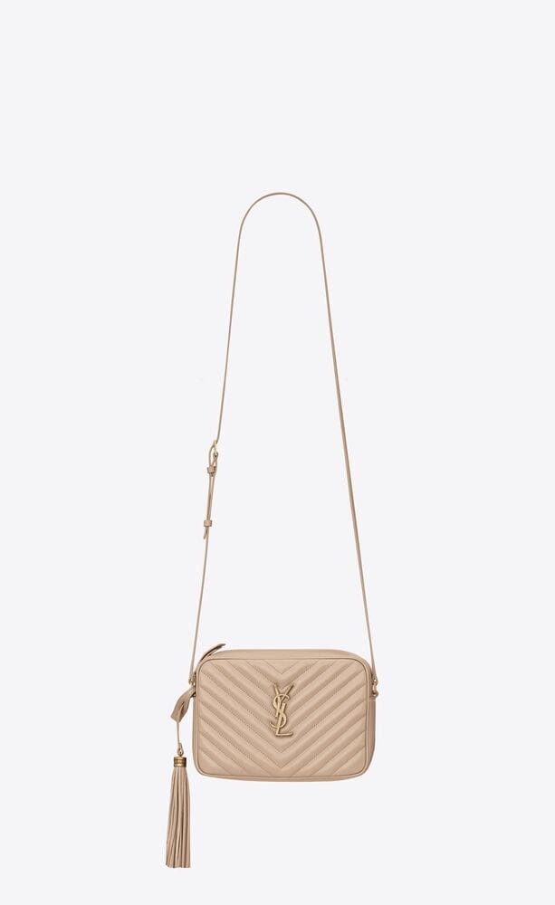 Saint Laurent LOU quilted leather camera bag - FrasersFashion