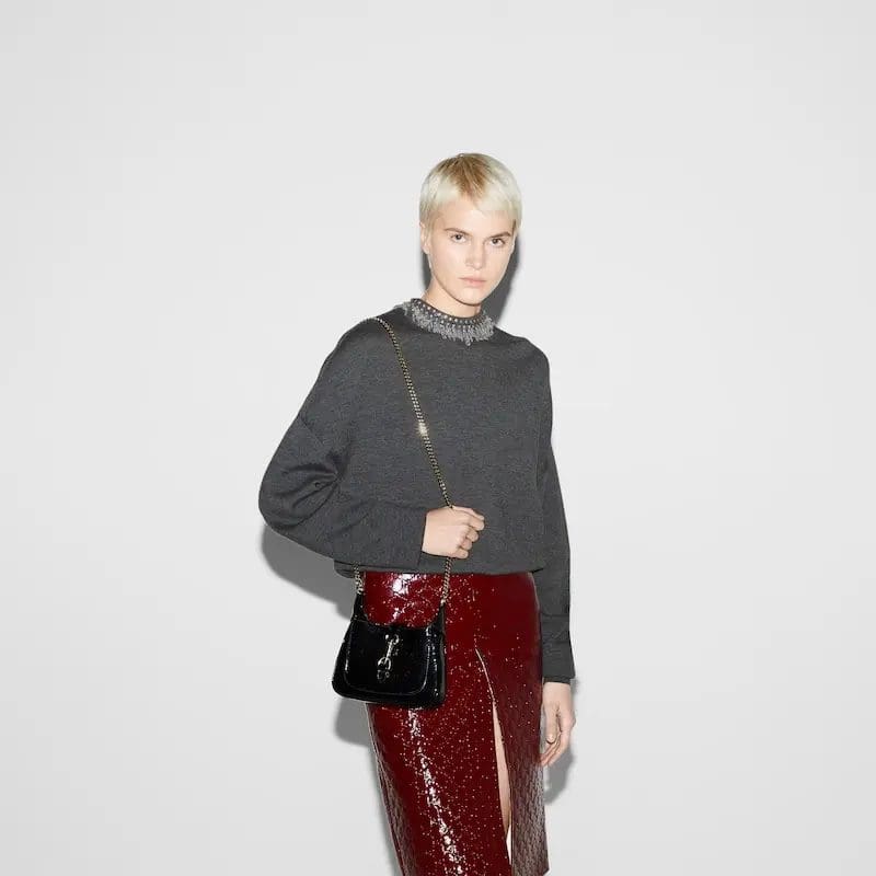 GUCCI JACKIE NOTTE MINI SHOULDER BAG - FrasersFashion