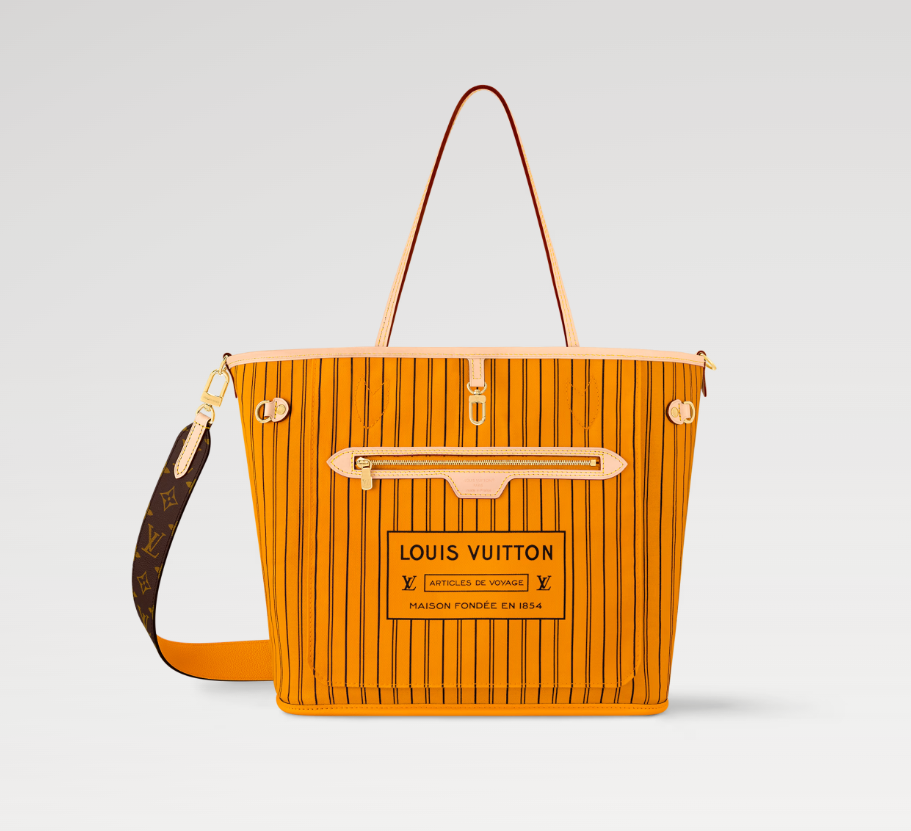 LOUIS VUITTON Neverfull Bandouli��re Inside Out MM bag size: 31*28 * 14 cm - FrasersFashion