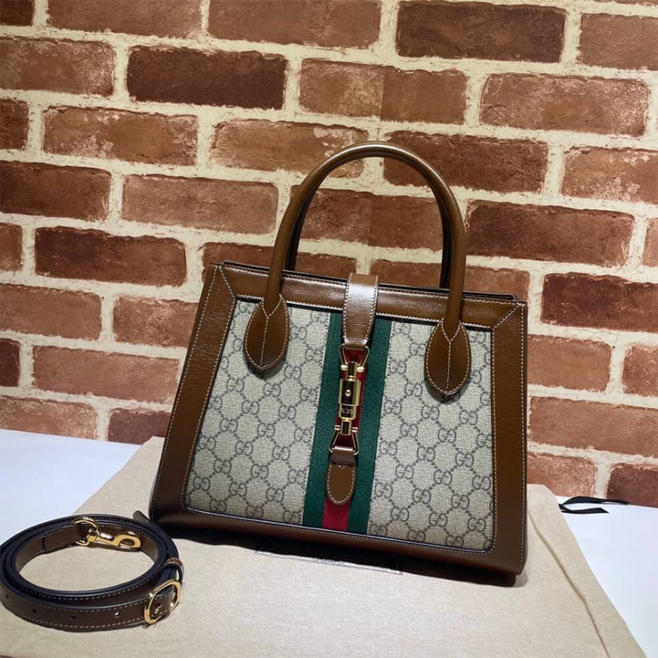 GUCCI Jackie 1961 medium tote bag - FrasersFashion