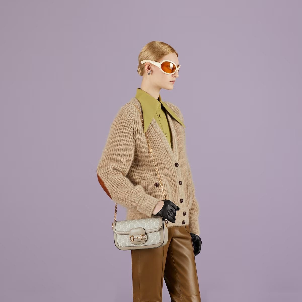 GUCCI HORSEBIT 1955 SHOULDER BAG - FrasersFashion