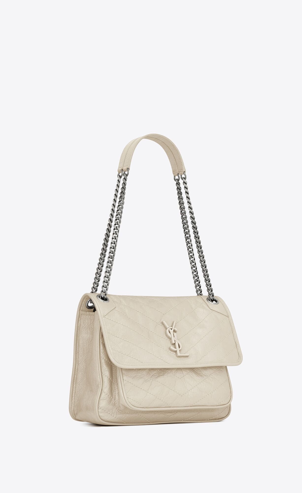 Saint Laurent NIKI MEDIUM VINTAGE LEATHER HANDBAG - FrasersFashion