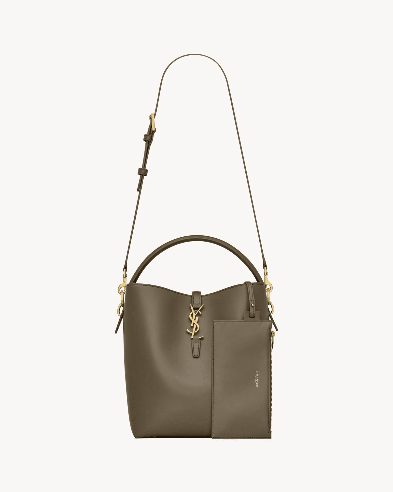 SAINT LAURENT LE 37 IN SHINY LEATHER - FrasersFashion