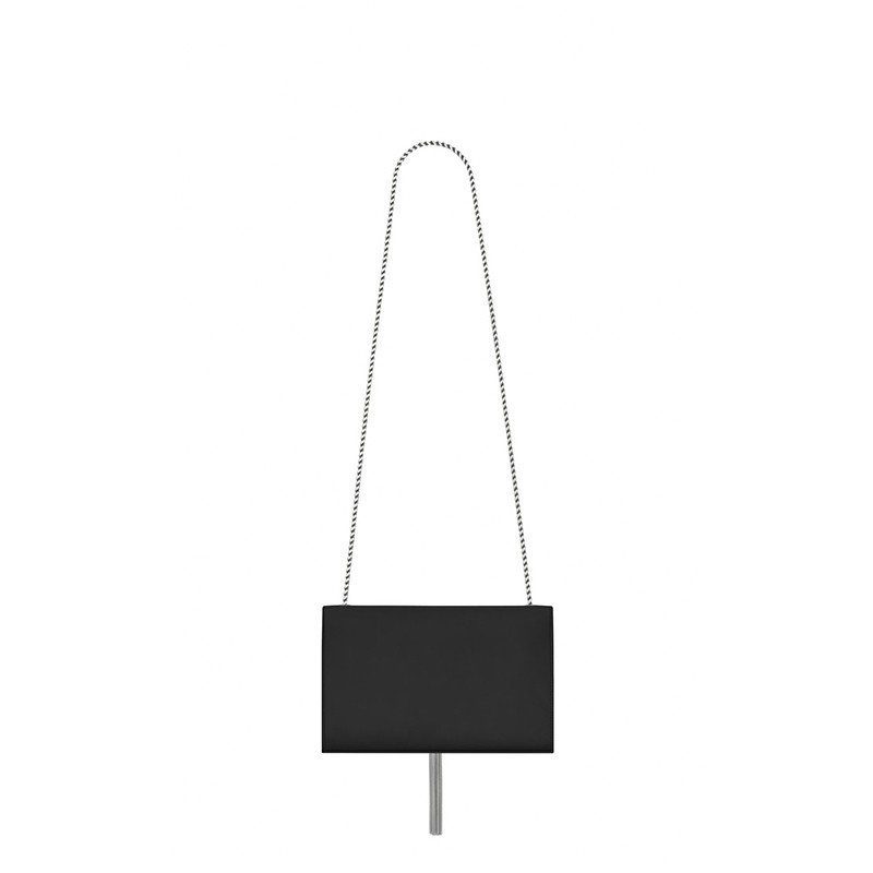Saint Laurent Medium Kate Tassel Chain Bag In Black Leather - FrasersFashion