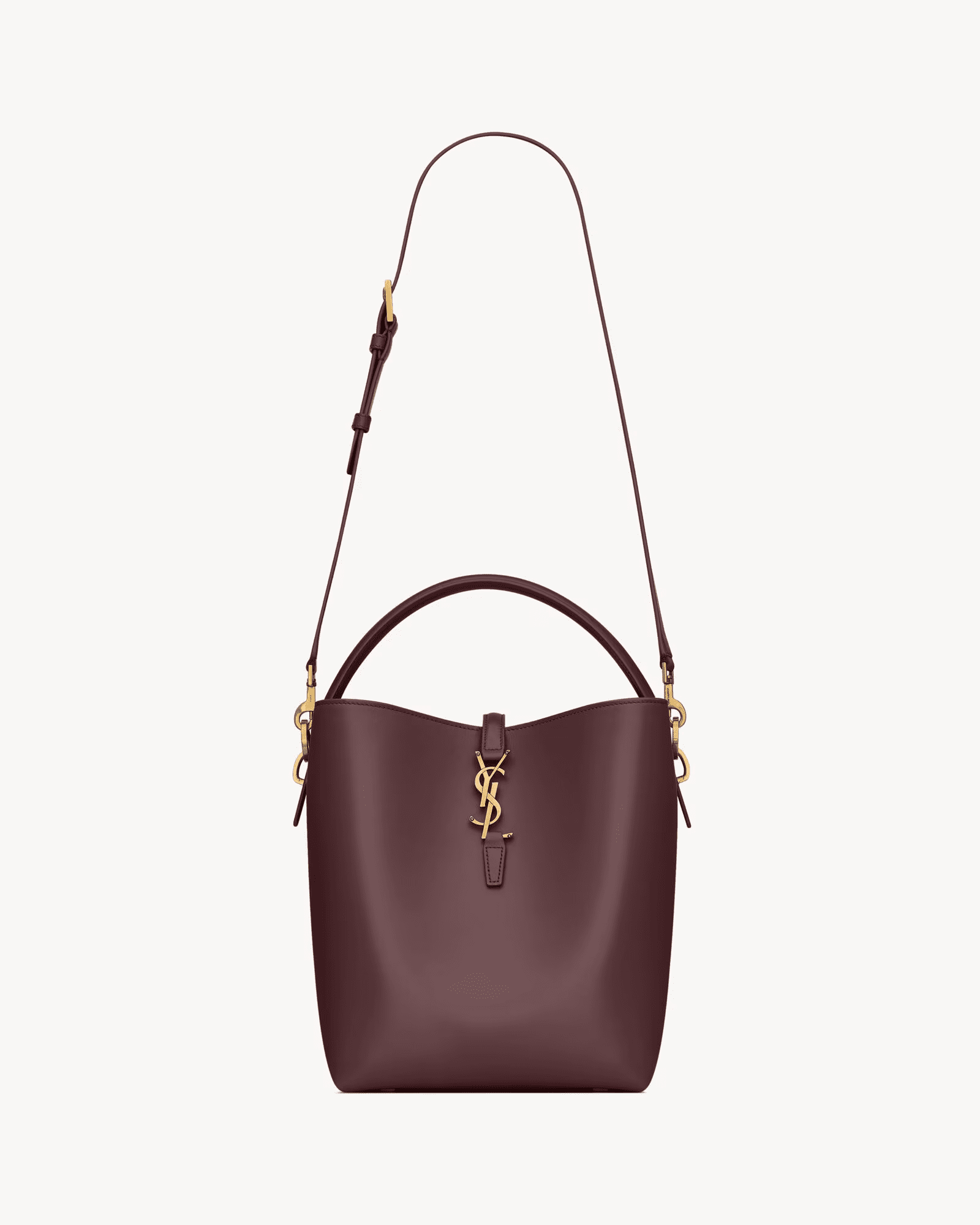 SAINT LAURENT LE 37 IN SHINY LEATHER - FrasersFashion