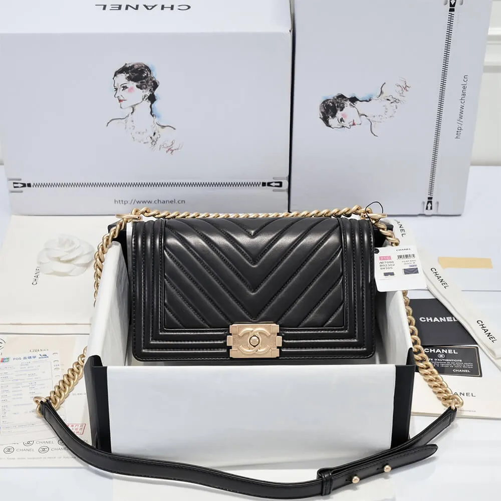 CHEVRON BOY CHANEL HANDBAG - FrasersFashion