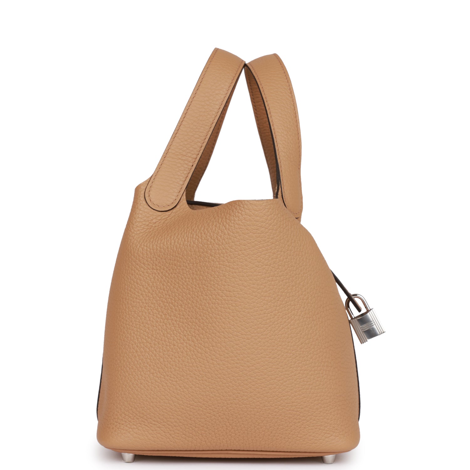 HERMES Picotin Lock 18 Chai Clemence Palladium Hardware - FrasersFashion
