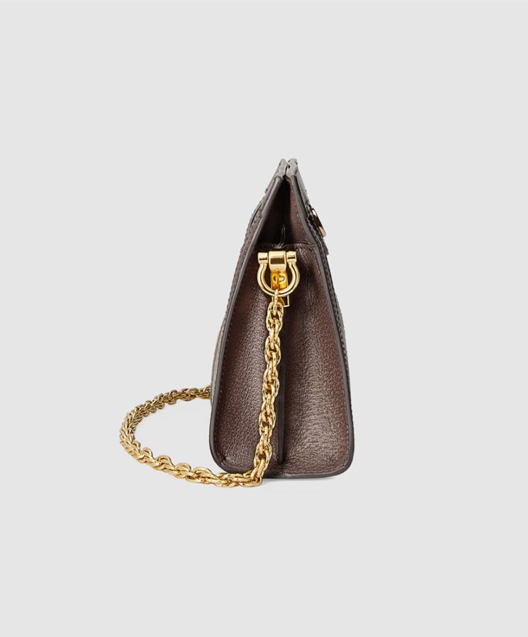 GGCCI Ophidia GGCCI small shoulder bag 503877 Dark Coffee - FrasersFashion