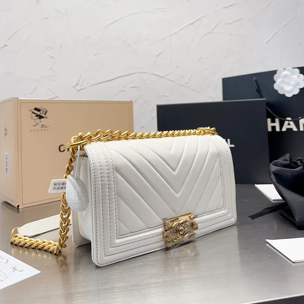 CHEVRON BOY CHANEL HANDBAG - FrasersFashion