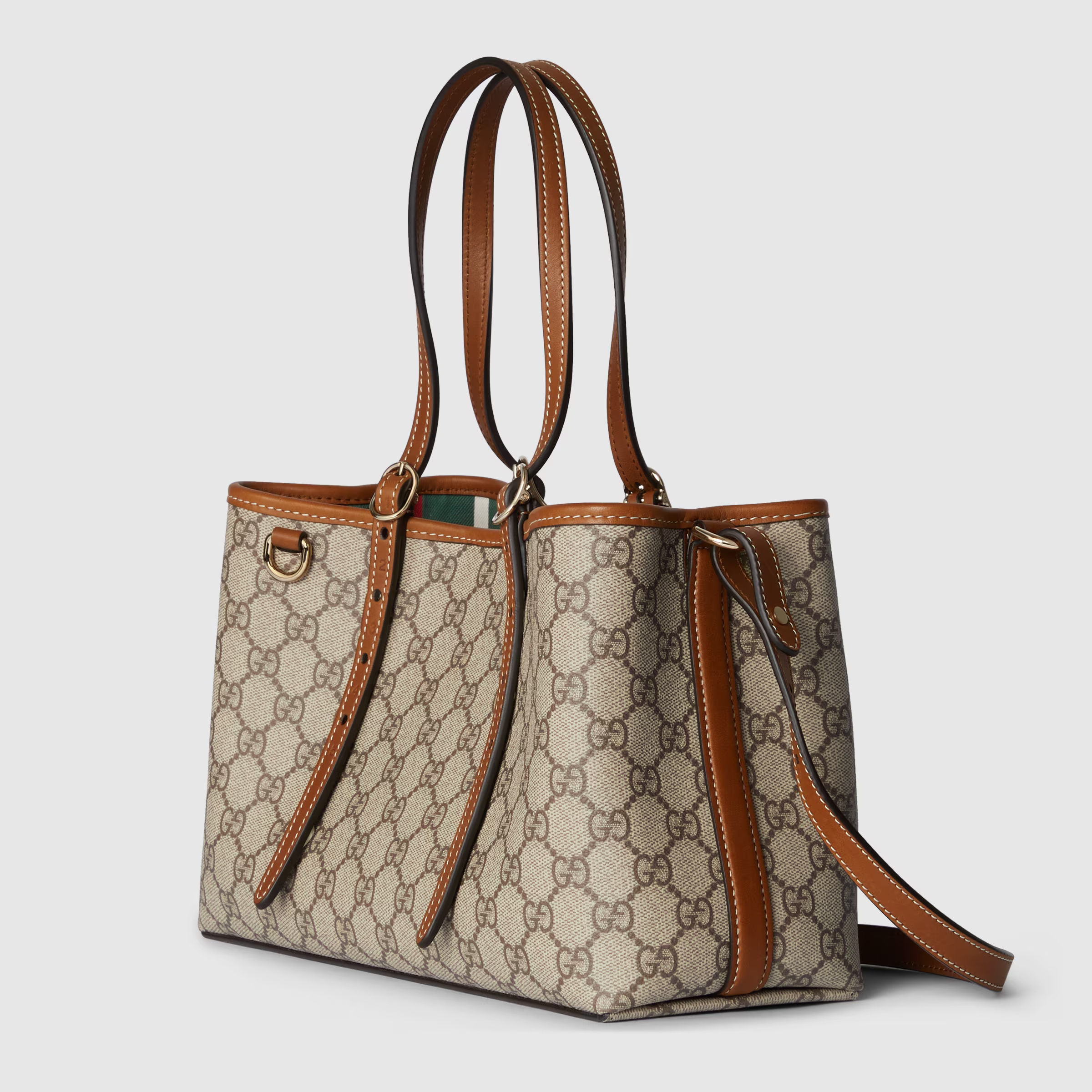 GGCCI EMBLEM SMALL TOTE BAG - FrasersFashion