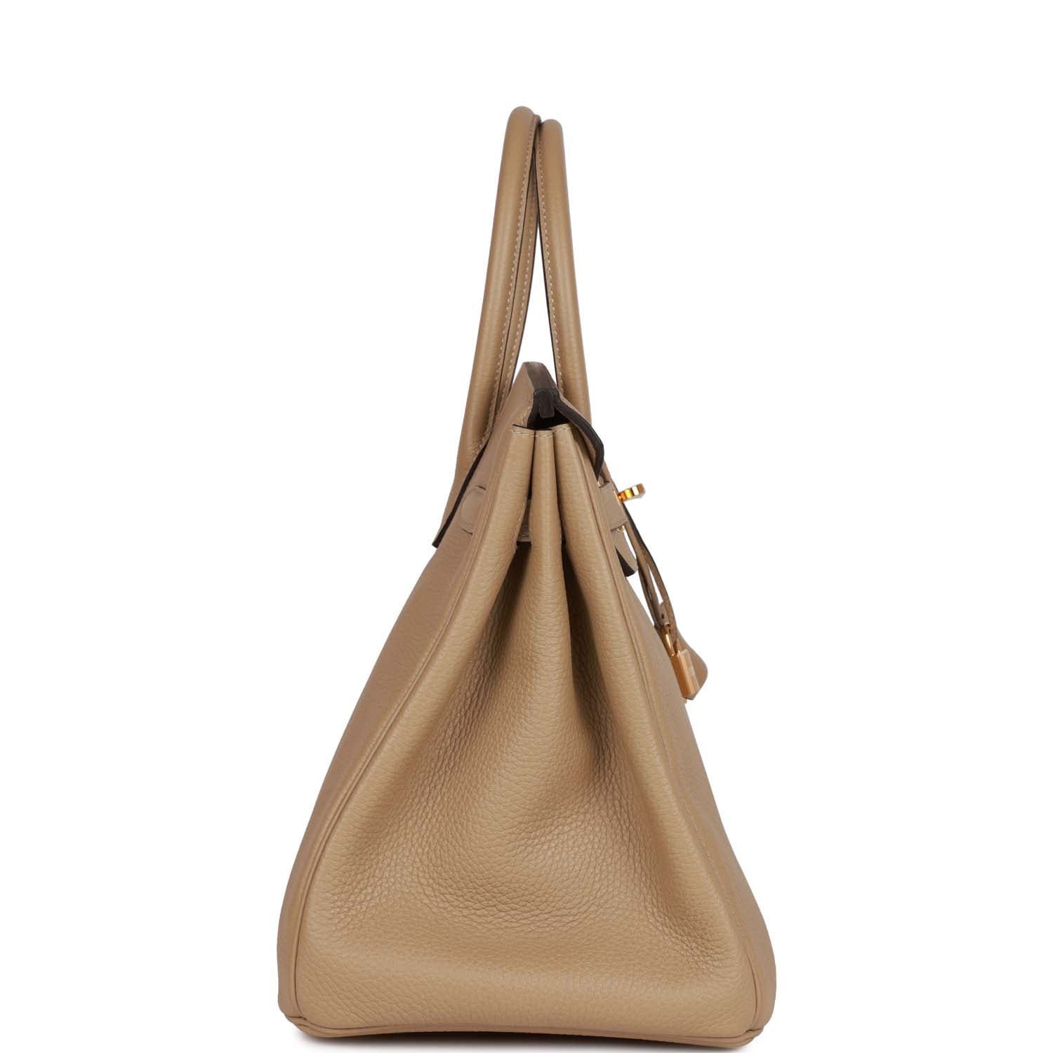 HERMES Birkin 35 TrencHERMES Clemence Gold Hardware - FrasersFashion