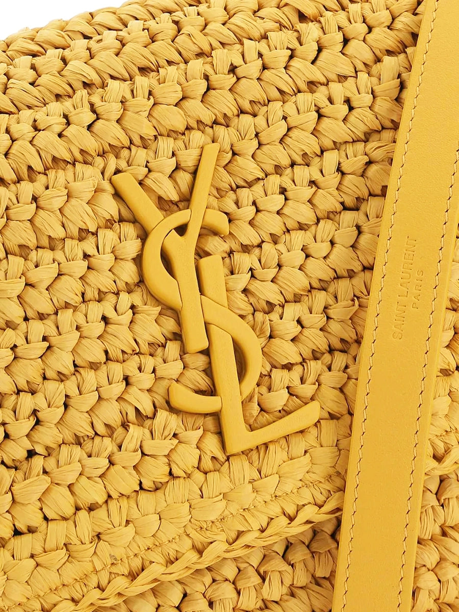 Saint Laurent Niki Medium Chain Bag in Raffia and Leather - FrasersFashion