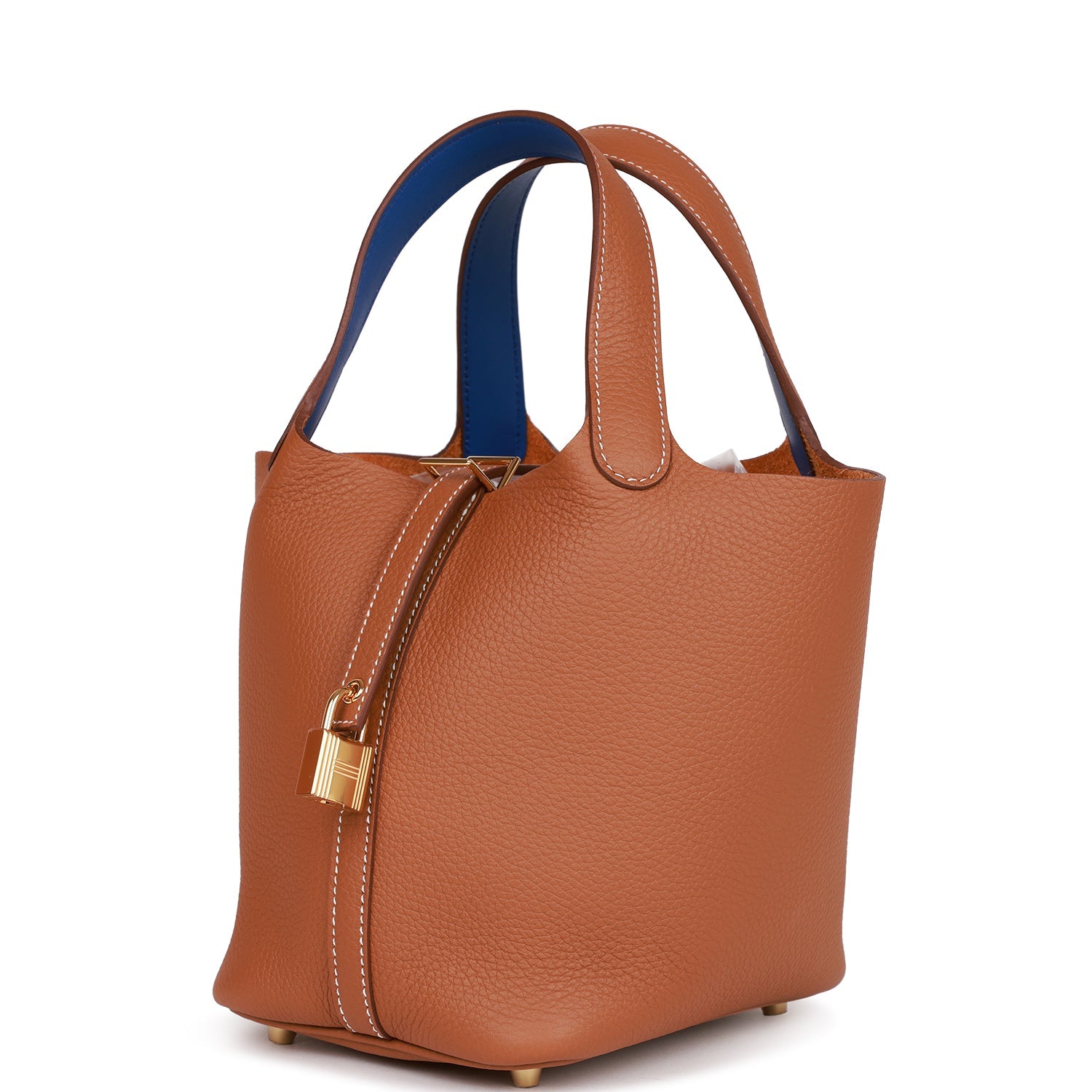 HERMES Eclat Picotin Lock 18 Gold Clemence Gold Hardware - FrasersFashion