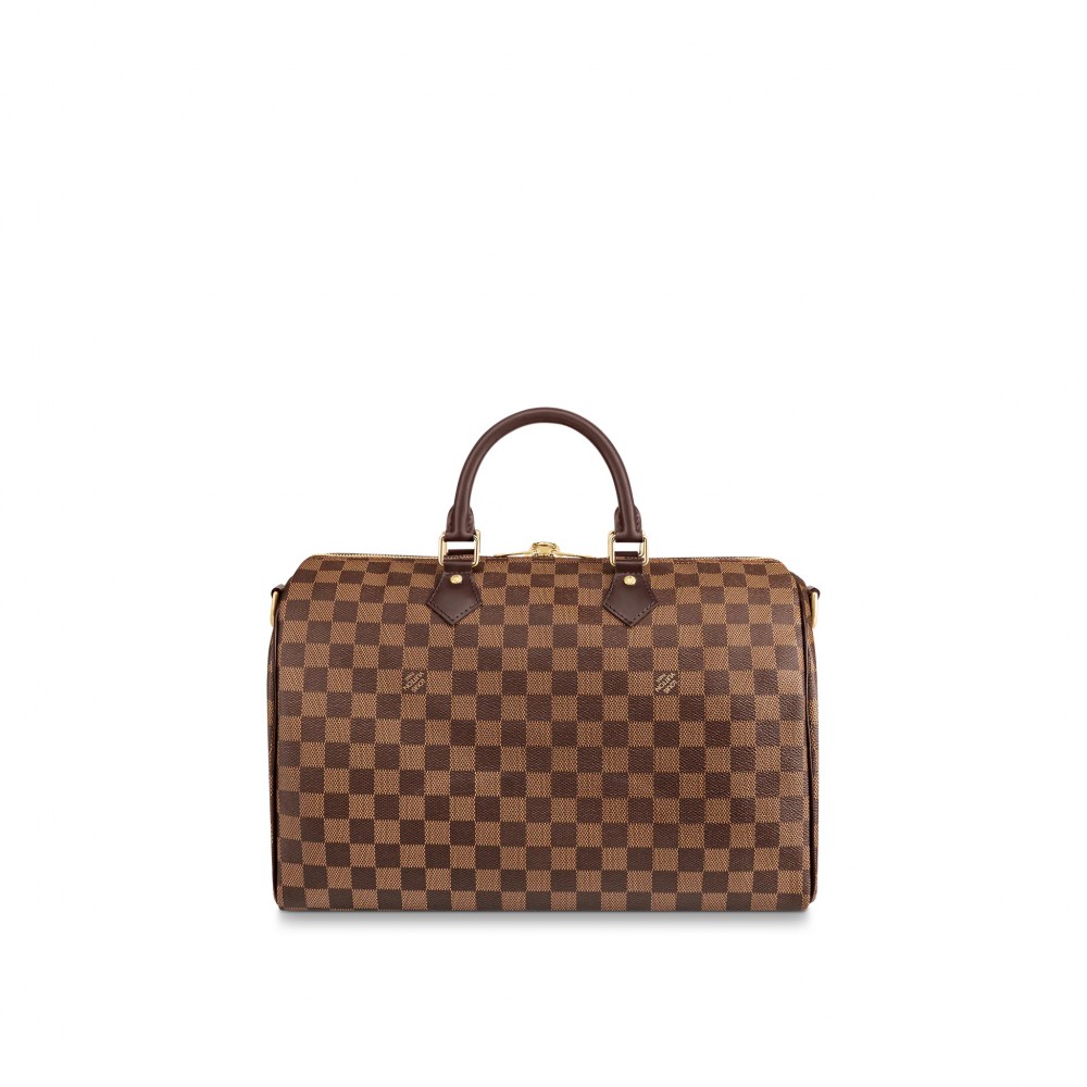 Louis Vuitton Damier Ebene Canvas Speedy Bandouliere 35 N41366 - FrasersFashion