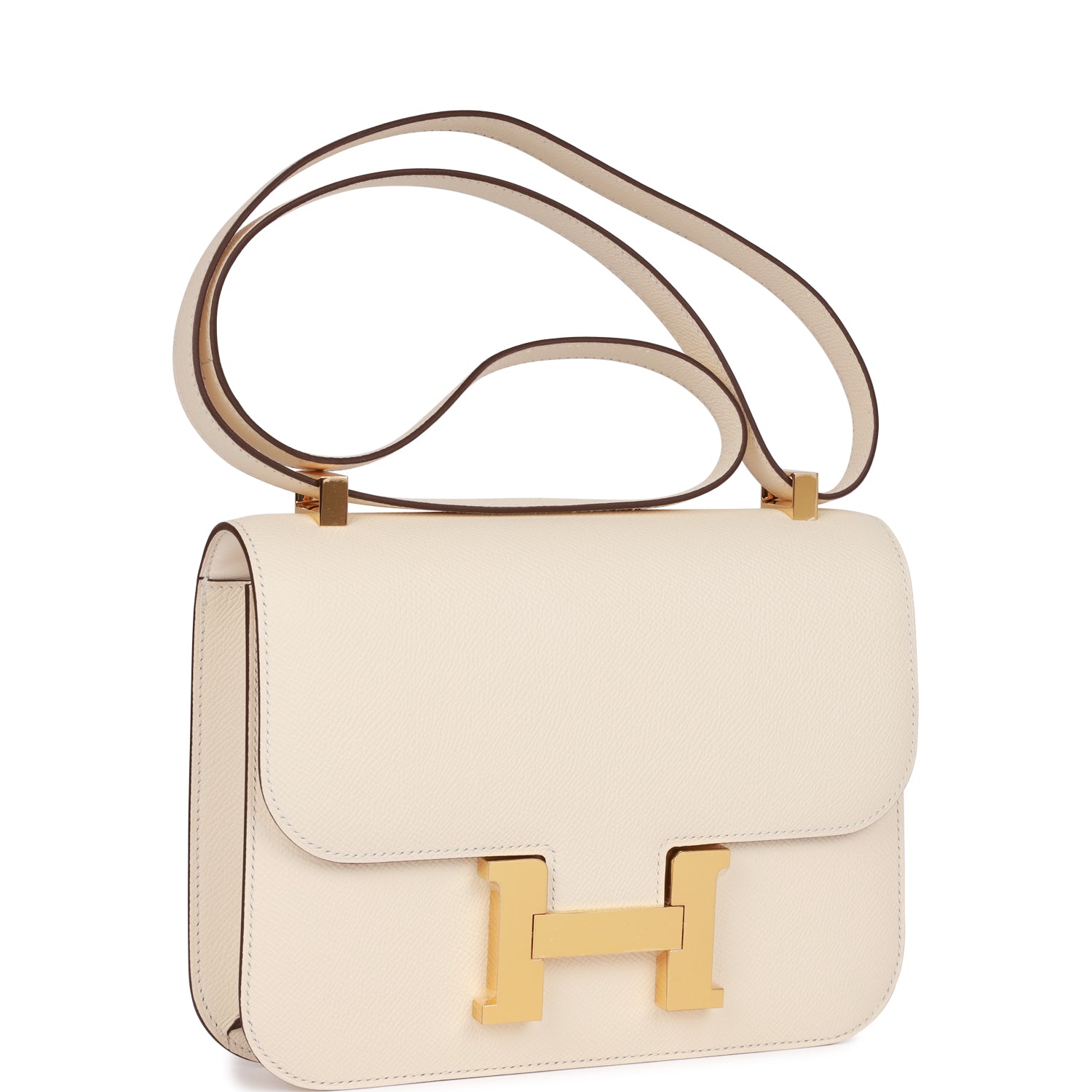HERMES Constance 1-24 Nata Epsom Gold Hardware - FrasersFashion