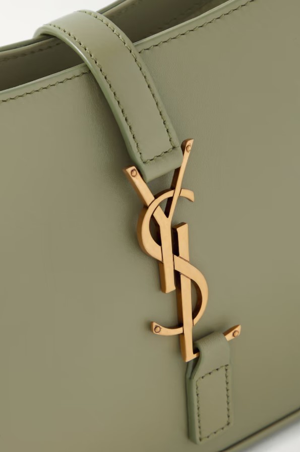 Saint Laurent Leather shoulder bag ?C Green - FrasersFashion