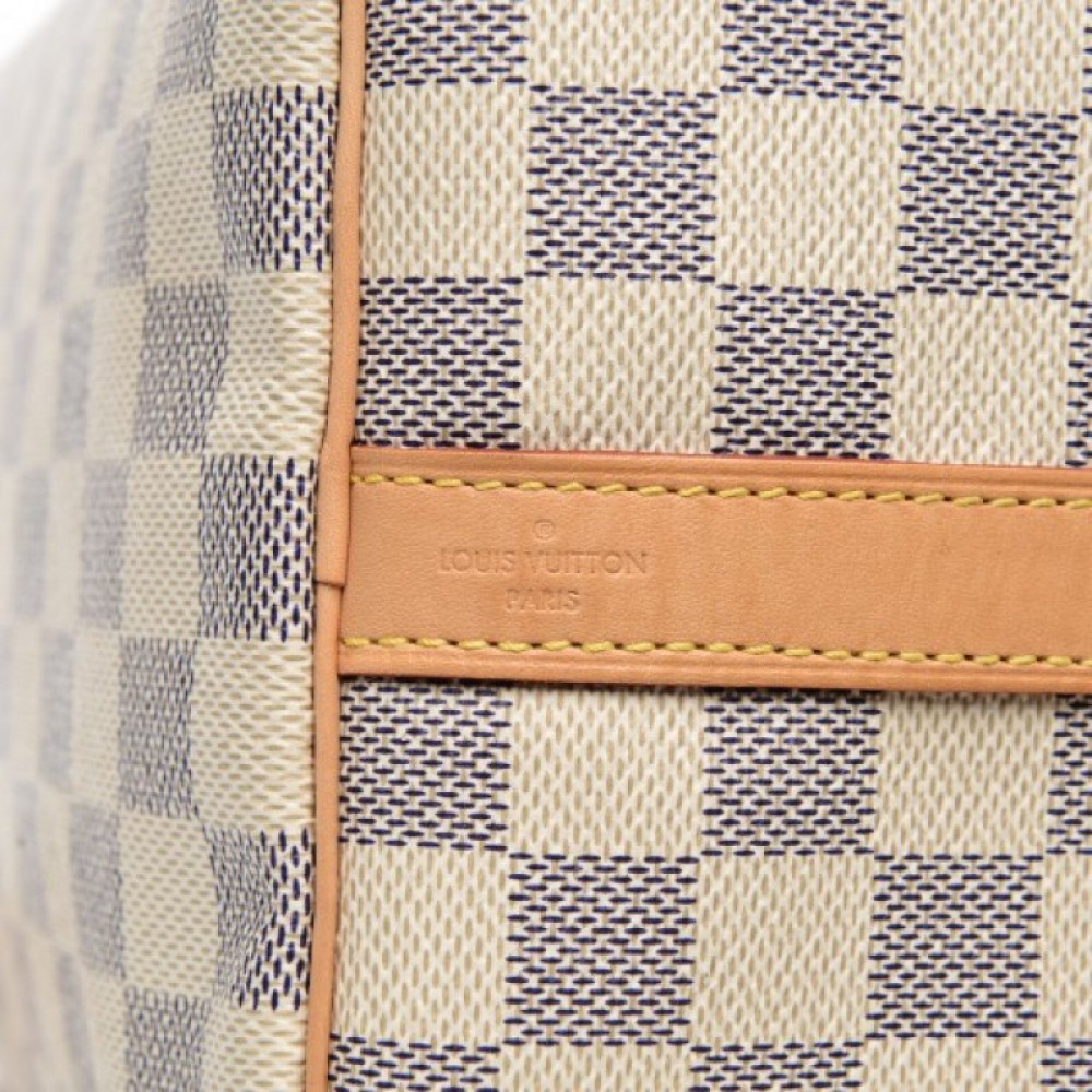 LOUIS VUITTON Damier Azur Canvas Speedy Bandouliere 35 N41372 - FrasersFashion