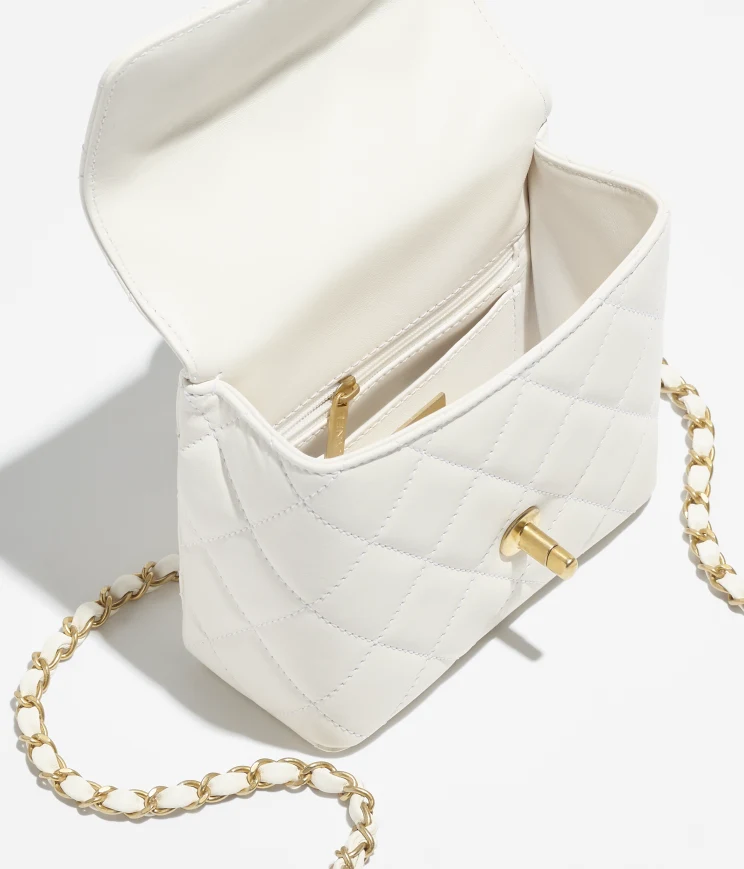 MINI FLAP BAG WITH TOP HANDLE - FrasersFashion